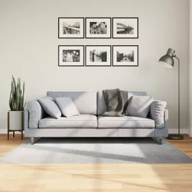   IZA szürke rövid szálú skandináv stílusú szőnyeg 120 x 170 cm
