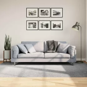  IZA szürke rövid szálú skandináv stílusú szőnyeg 160 x 230 cm