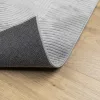 IZA szürke rövid szálú skandináv stílusú szőnyeg 200 x 280 cm