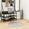 IZA szürke rövid szálú skandináv stílusú szőnyeg Ø 80 cm