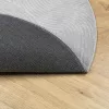 IZA szürke rövid szálú skandináv stílusú szőnyeg Ø 80 cm