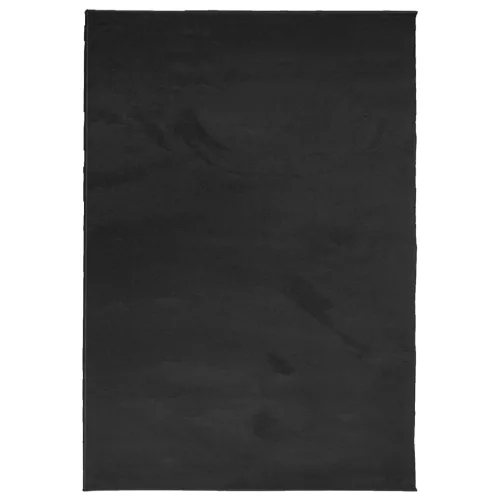 OVIEDO fekete rövid szálú szőnyeg 160x230 cm