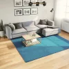 OVIEDO türkiz rövid szálú szőnyeg 240 x 240 cm
