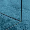 OVIEDO türkiz rövid szálú szőnyeg Ø 120 cm