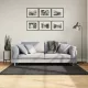 ISTAN antracitszürke hosszú szálú fényes szőnyeg 120 x 170 cm