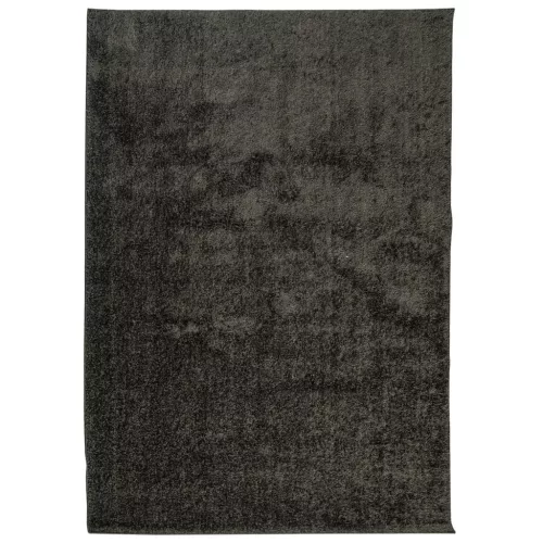 ISTAN antracitszürke hosszú szálú fényes szőnyeg 160 x 230 cm