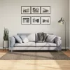 ISTAN szürke hosszú szálú fényes szőnyeg 120 x 170 cm