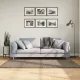 ISTAN szürke hosszú szálú fényes szőnyeg 120 x 170 cm