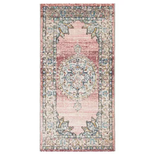 ARBIZU többszínű vintage stílusú bel-/kültéri szőnyeg 80x150 cm