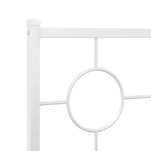Fehér fém fejtámla 180 cm