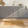 Négyszögletű természetes bambusz szőnyeg 60 x 100 cm