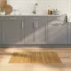 Négyszögletű természetes bambusz szőnyeg 60 x 100 cm