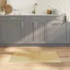 Négyszögletű világos természetes bambusz szőnyeg 60 x 100 cm