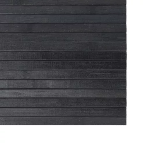 Négyszögletű szürke bambusz szőnyeg 60 x 100 cm