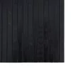 Négyszögletű fekete bambusz szőnyeg 60 x 200 cm