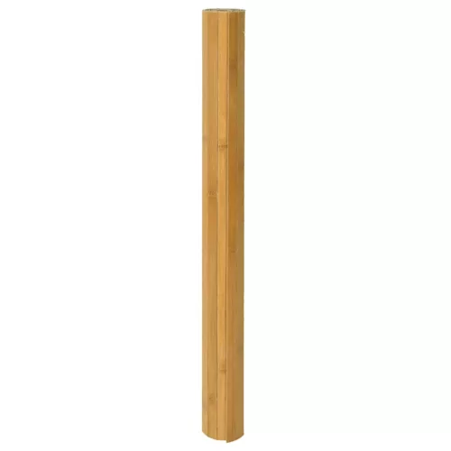 Négyszögletű természetes bambusz szőnyeg 60 x 200 cm