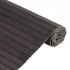 Négyszögletű sötétbarna bambusz szőnyeg 60 x 200 cm