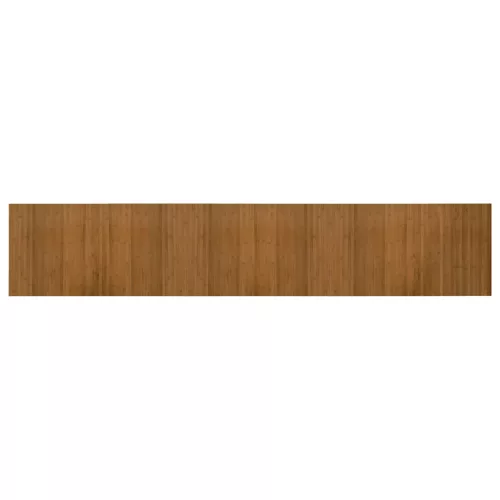 Négyszögletű barna bambusz szőnyeg 60 x 300 cm