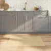 Négyszögletű világos természetes bambusz szőnyeg 70 x 100 cm