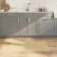 Négyszögletű világos természetes bambusz szőnyeg 70 x 100 cm