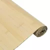Négyszögletű világos természetes bambusz szőnyeg 70 x 200 cm