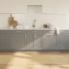 Négyszögletű világos természetes bambusz szőnyeg 70 x 300 cm