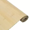 Négyszögletű világos természetes bambusz szőnyeg 70 x 300 cm