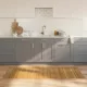 Négyszögletű természetes bambusz szőnyeg 80 x 200 cm