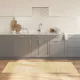 Négyszögletű világos természetes bambusz szőnyeg 80 x 200 cm