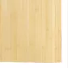 Négyszögletű világos természetes bambusz szőnyeg 80 x 200 cm