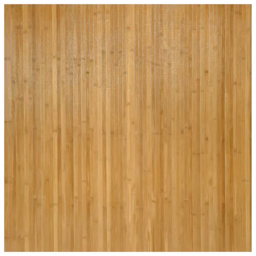 Négyszögletű természetes bambusz szőnyeg 100 x 100 cm