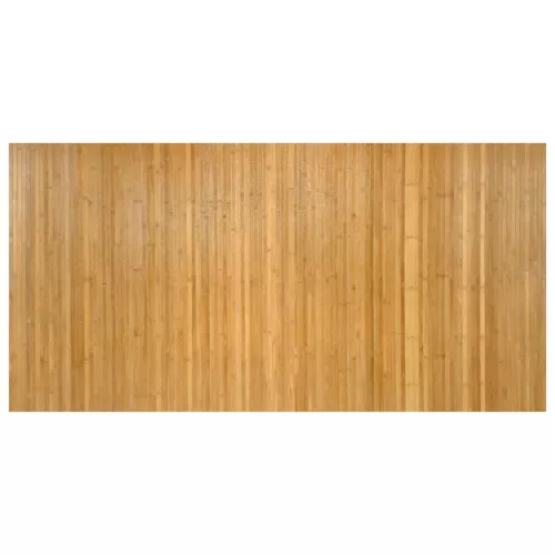 Négyszögletű természetes bambusz szőnyeg 100 x 200 cm