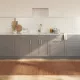 Négyszögletű barna bambusz szőnyeg 100 x 300 cm