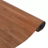 Négyszögletű barna bambusz szőnyeg 100 x 300 cm