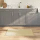 Négyszögletű világos természetes bambusz szőnyeg 60 x 100 cm