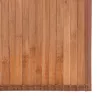 Négyszögletű természetes bambusz szőnyeg 60 x 200 cm