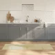 Négyszögletű világos természetes bambusz szőnyeg 60 x 200 cm