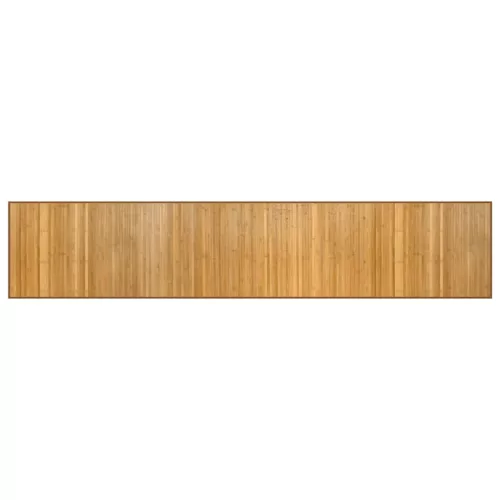 Négyszögletű természetes bambusz szőnyeg 60 x 300 cm
