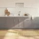 Négyszögletű világos természetes bambusz szőnyeg 70 x 300 cm