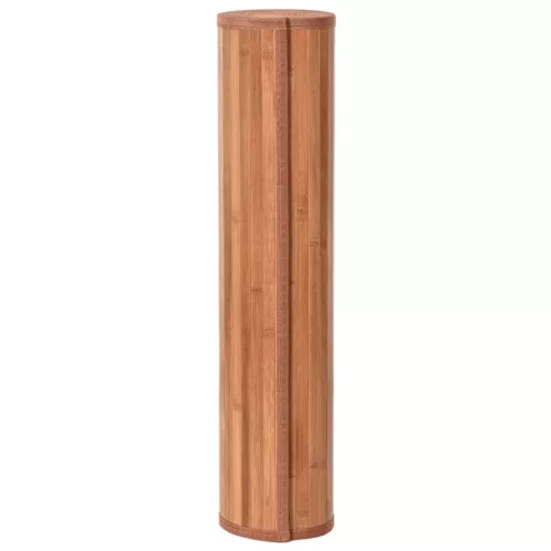 Négyszögletű barna bambusz szőnyeg 70 x 1000 cm