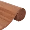Négyszögletű barna bambusz szőnyeg 70 x 1000 cm