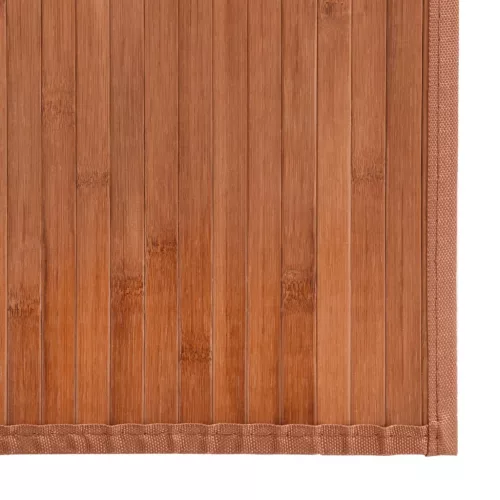 Négyszögletű barna bambusz szőnyeg 70 x 1000 cm