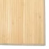 Négyszögletű világos természetes bambusz szőnyeg 80 x 300 cm