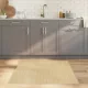 Világos természetes bambusz négyzet alakú szőnyeg 100 x 100 cm