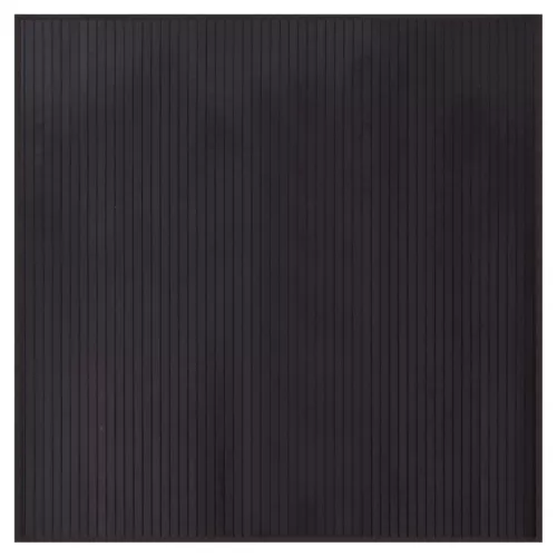 Sötétbarna bambusz négyzet alakú szőnyeg 100 x 100 cm