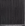 Négyszögletű szürke bambusz szőnyeg 100 x 200 cm