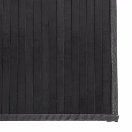 Négyszögletű szürke bambusz szőnyeg 100 x 200 cm