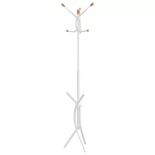 Fehér porszórt vas ruhafogas 176 cm