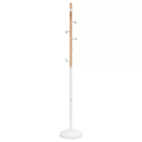Fehér porszórt vas ruhafogas 177 cm