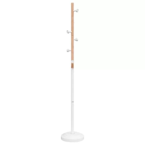 Fehér porszórt vas ruhafogas 177 cm
